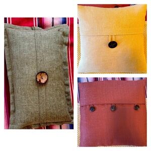 Large accent pillows set of 3